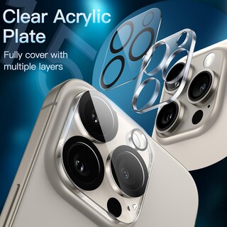 Foto 3 | Protector De Lente De Cámara Jetech Para Iphone 15 Pro 6.1/6.7 - Venta Internacional.