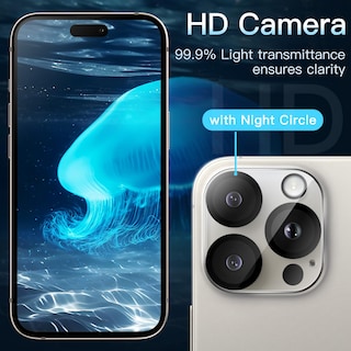 Foto 5 | Protector De Lente De Cámara Jetech Para Iphone 15 Pro 6.1/6.7 - Venta Internacional.