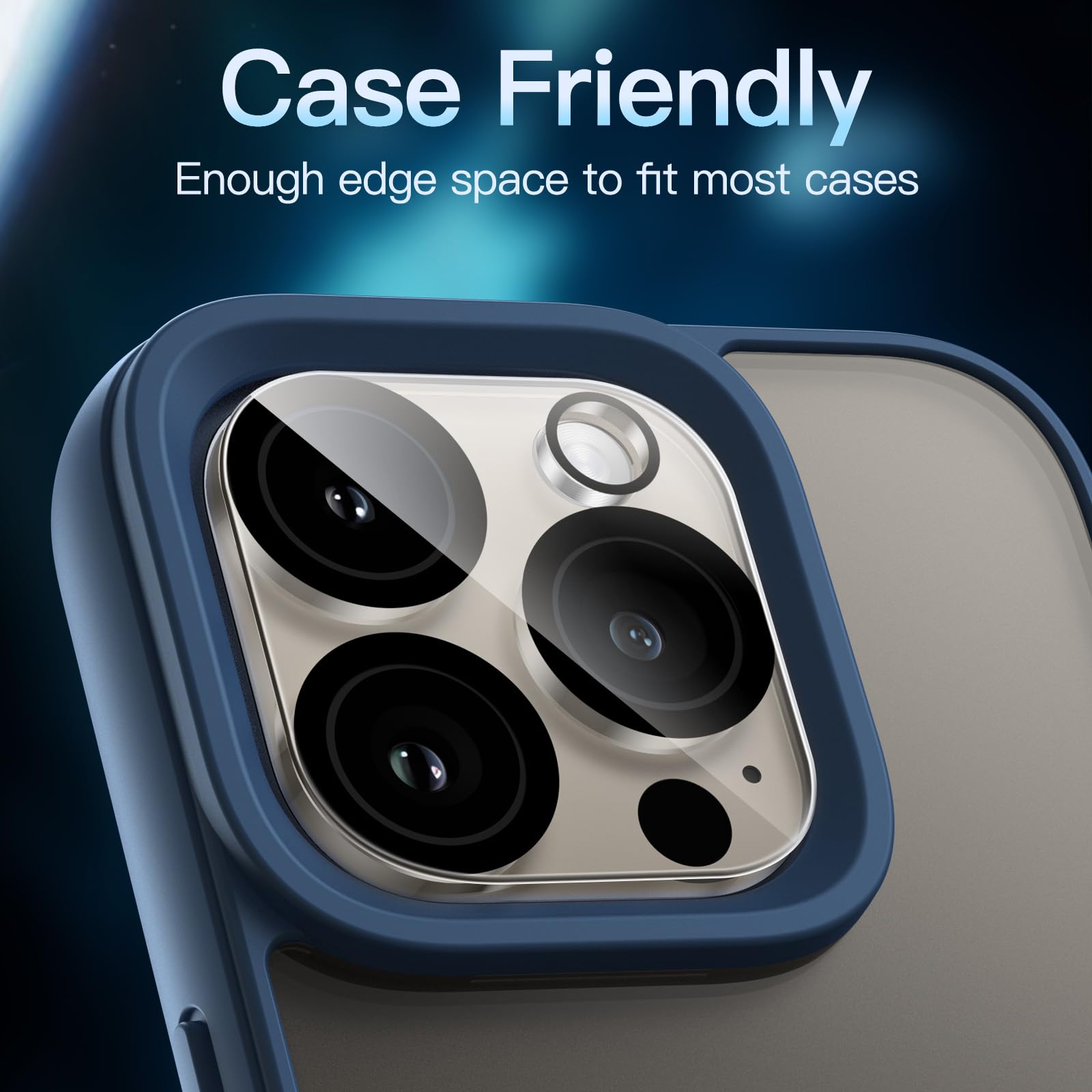 Foto 6 | Protector De Lente De Cámara Jetech Para Iphone 15 Pro 6.1/6.7 - Venta Internacional.