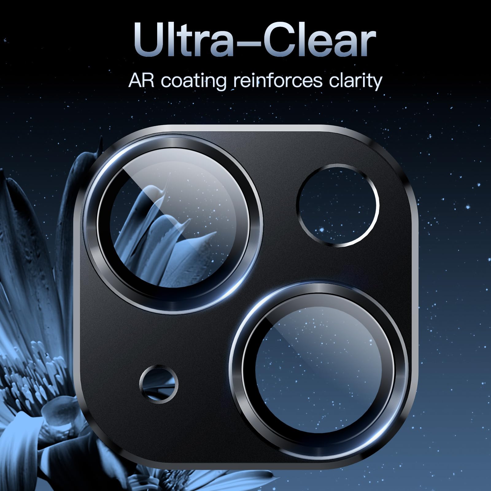 Foto 6 | Protector De Lente De Cámara Jetech Para Iphone 15, 6.1 Pulgadas/6.7 Pulgadas, Paquete De 1 - Venta Internacional.