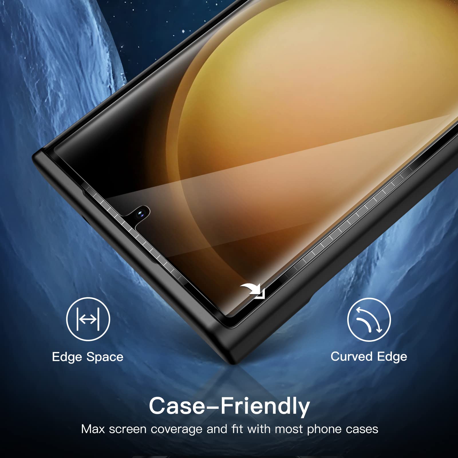 Foto 8 pulgar | Protector De Pantalla Jetech Para Samsung Galaxy S23 Ultra 5g 6.8'' - Venta Internacional.