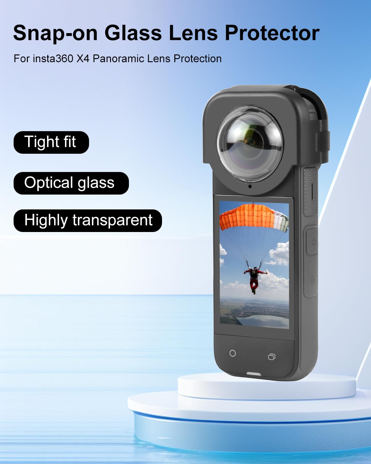 Foto 3 pulgar | Protector De Lente Puluz Para Insta360 X4 A Prueba De Agua Y Antiarañazos - Venta Internacional.