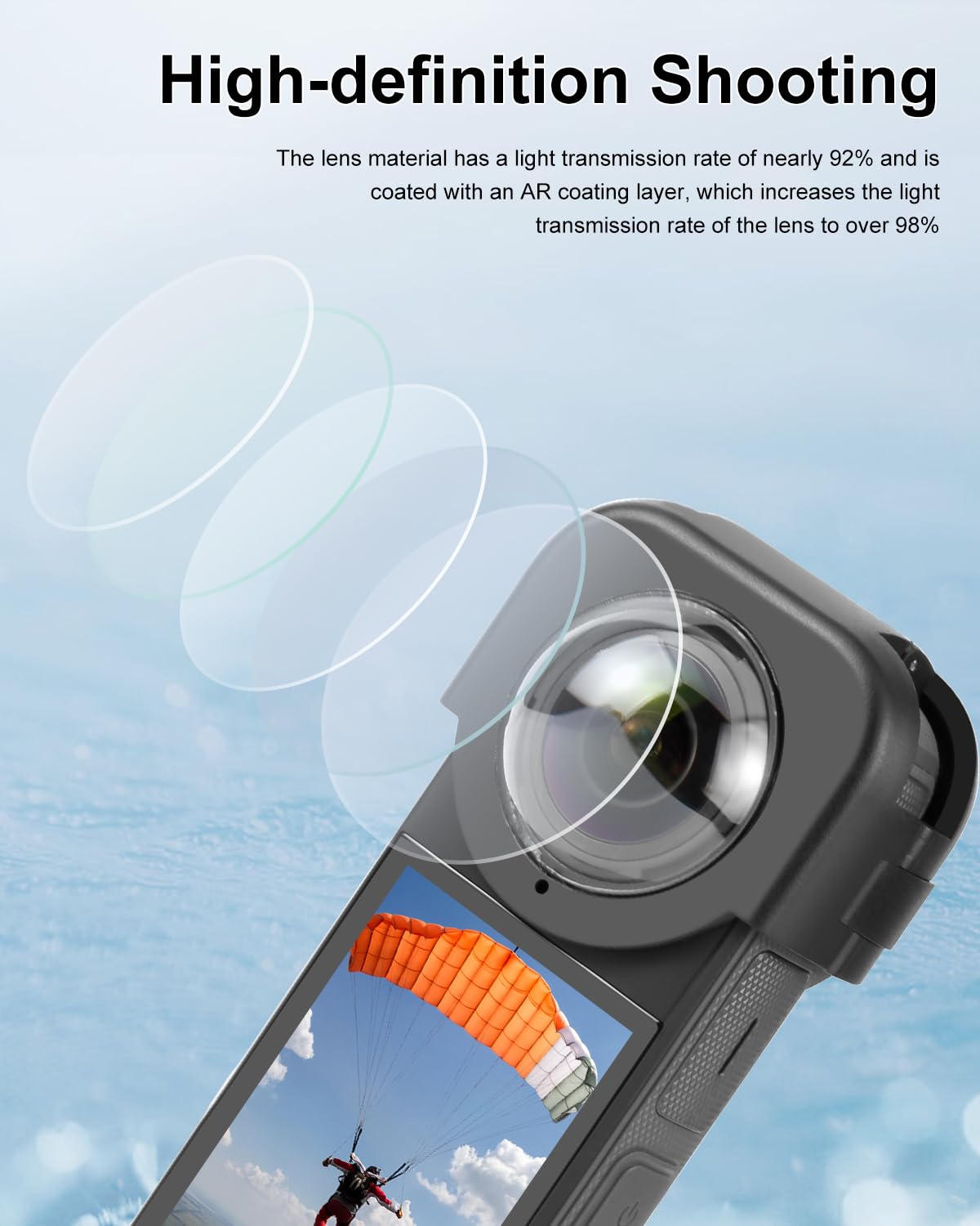 Foto 7 pulgar | Protector De Lente Puluz Para Insta360 X4 A Prueba De Agua Y Antiarañazos - Venta Internacional.
