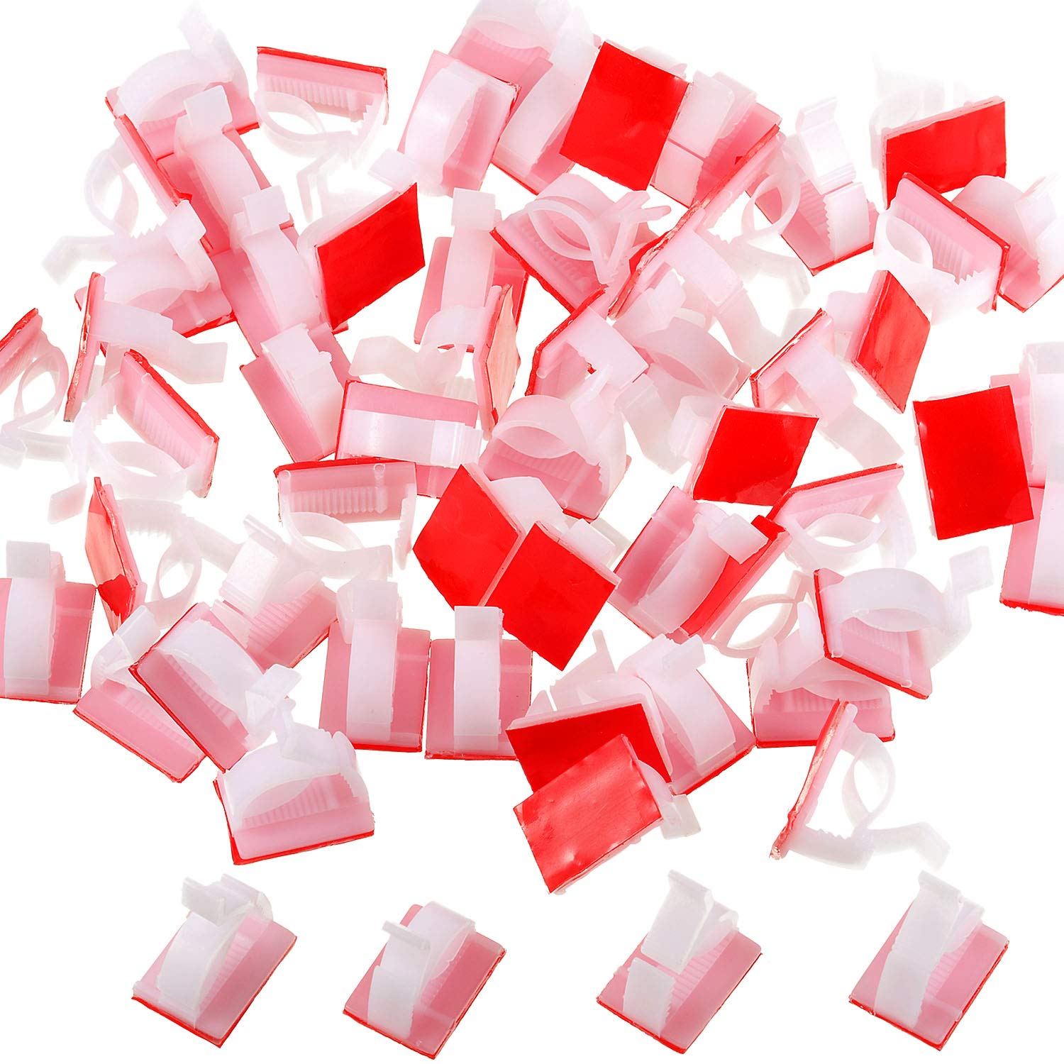 Foto 5 pulgar | Cable Clips Maitys - Soporte Adhesivo Para Cables (120 Unidades), Color Blanco - Venta Internacional.