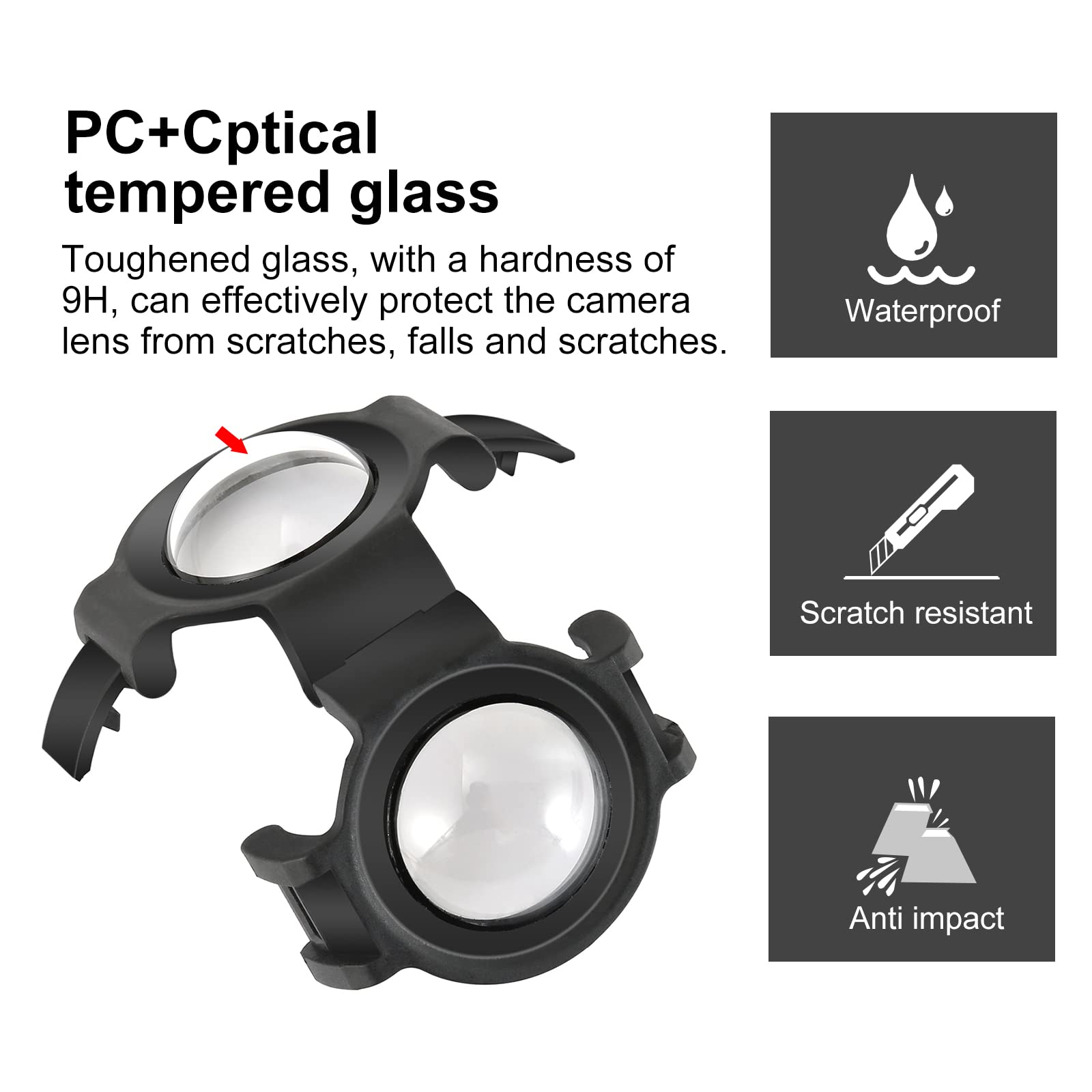 Foto 4 | Protector De Lente Puluz, Actualización Para Accesorios De Cámara Insta360 X3 - Venta Internacional.