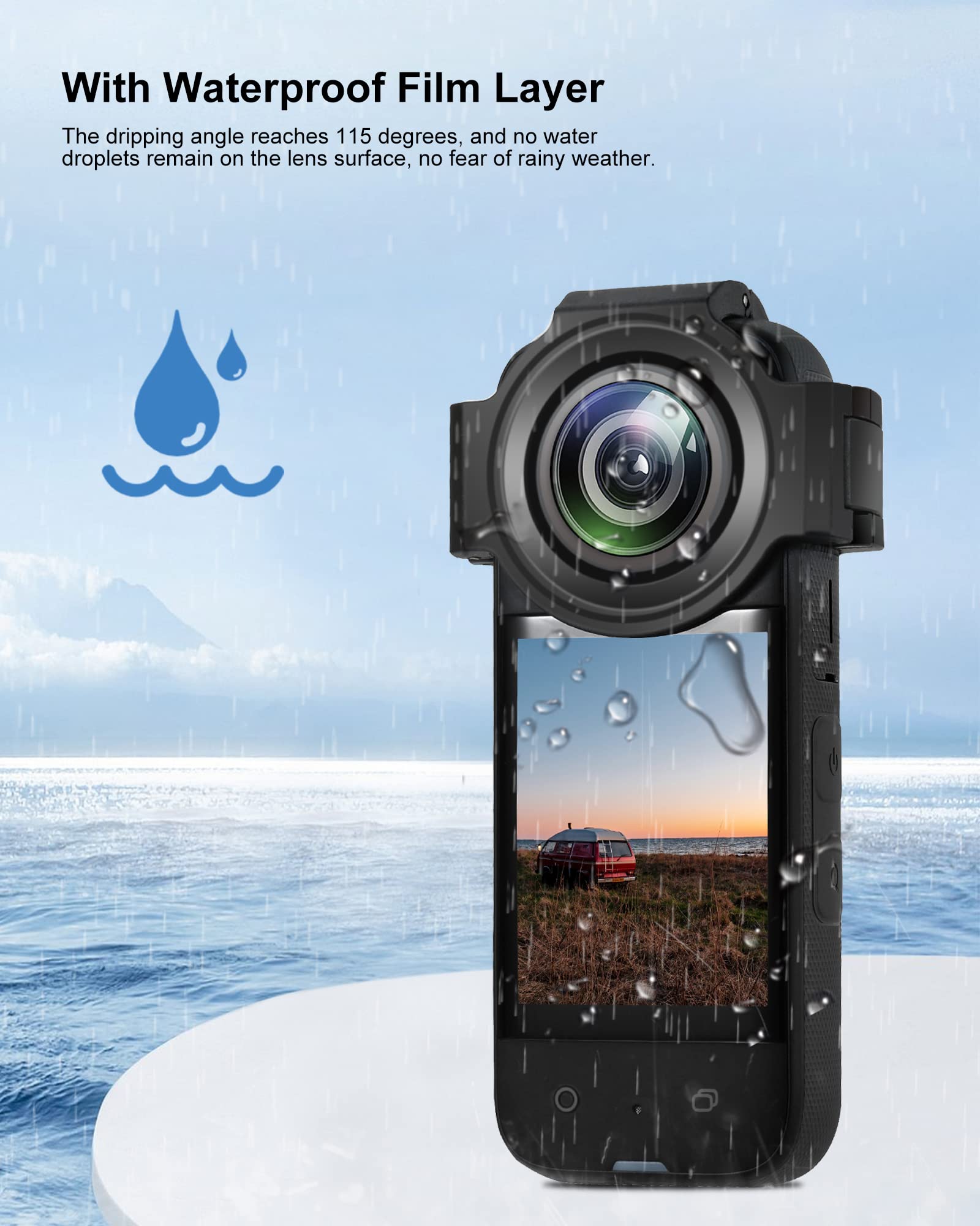Foto 5 pulgar | Funda Protectora De Lente Para Insta360 X3 Puluz - Venta Internacional.
