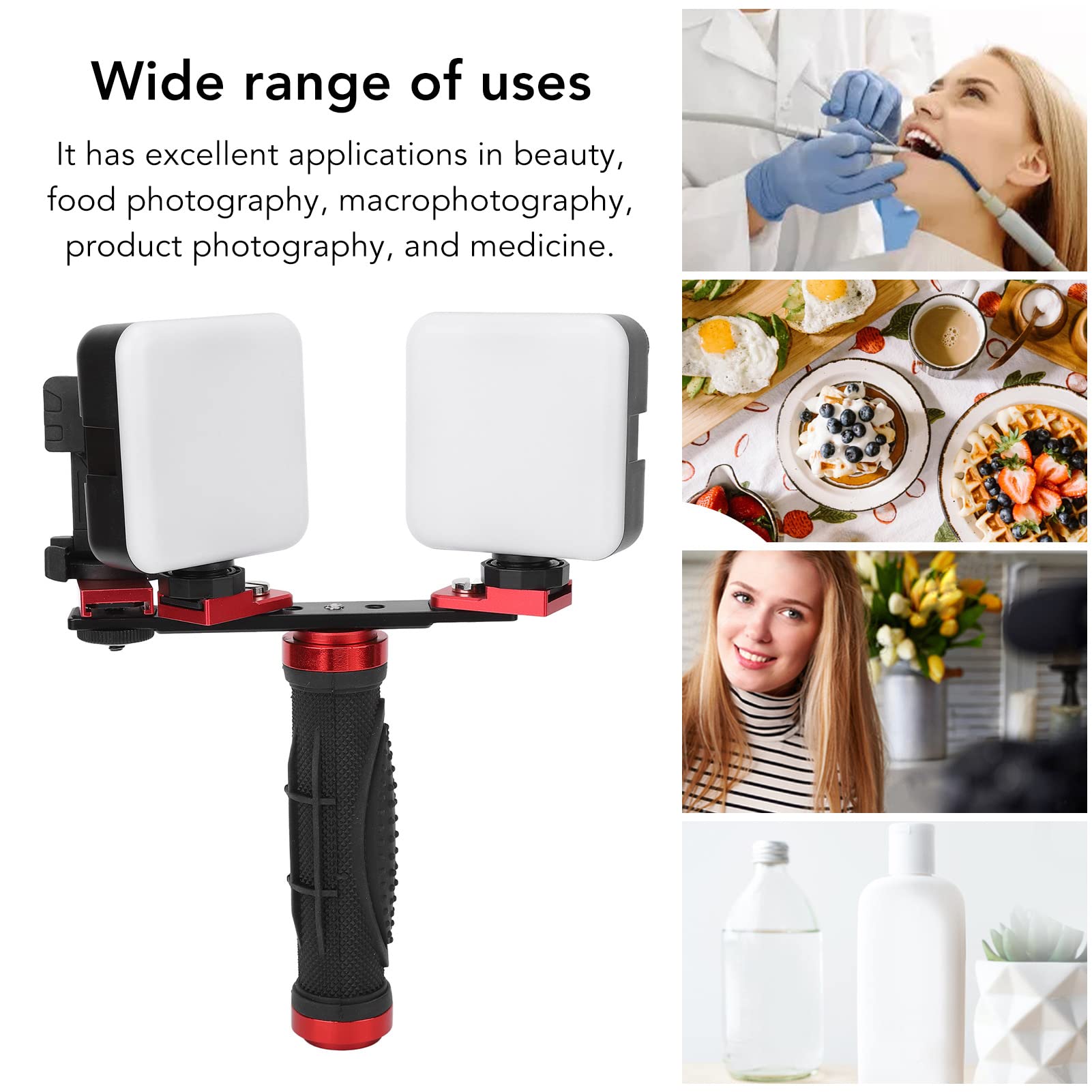 Foto 3 | Luz De Vídeo De Cámara Zjchao Fill Light Para Fotografía Dental - Venta Internacional.