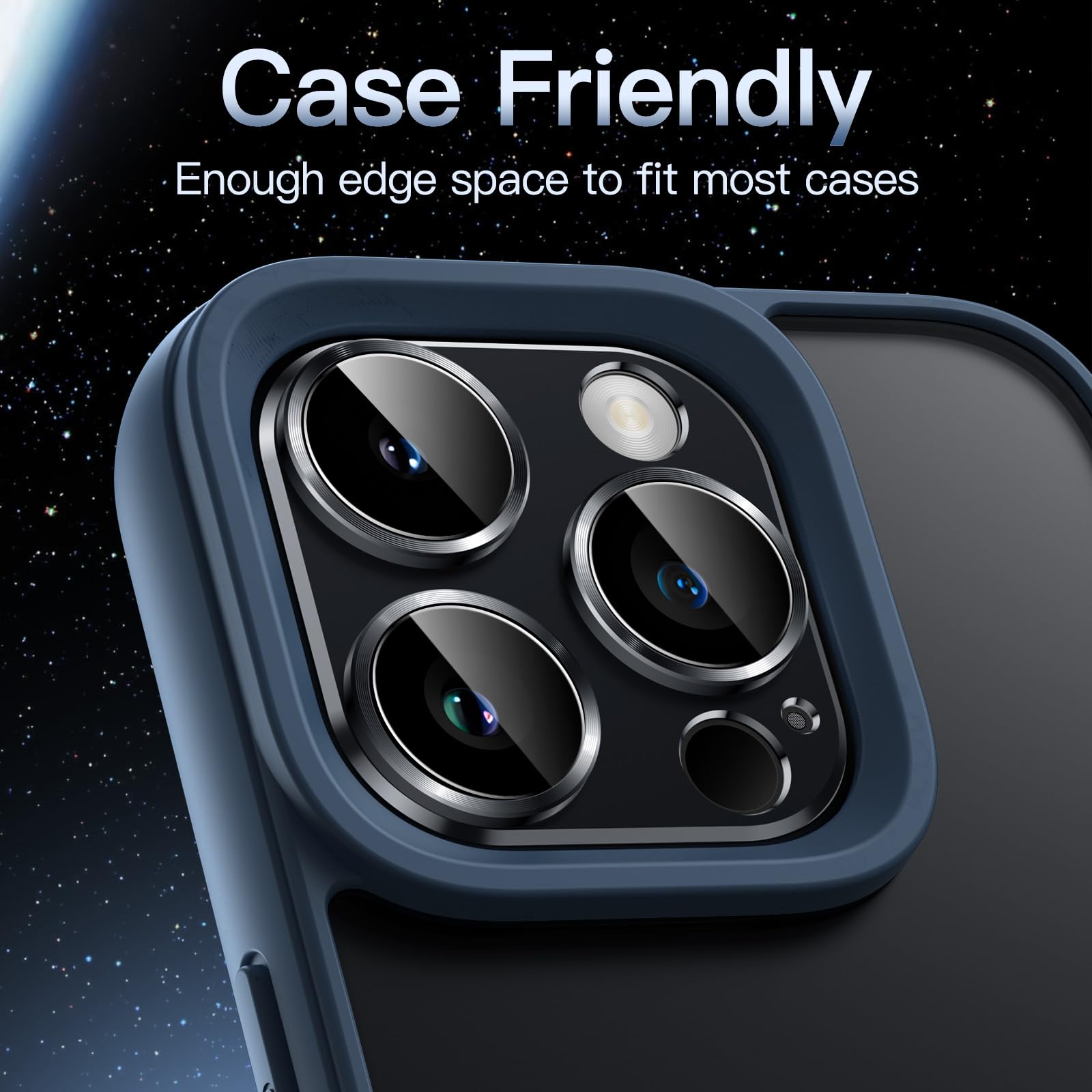 Foto 8 pulgar | Protector De Lente De Cámara Jetech Para Iphone 15 Pro De 6,1/6,7 Pulgadas - Venta Internacional.