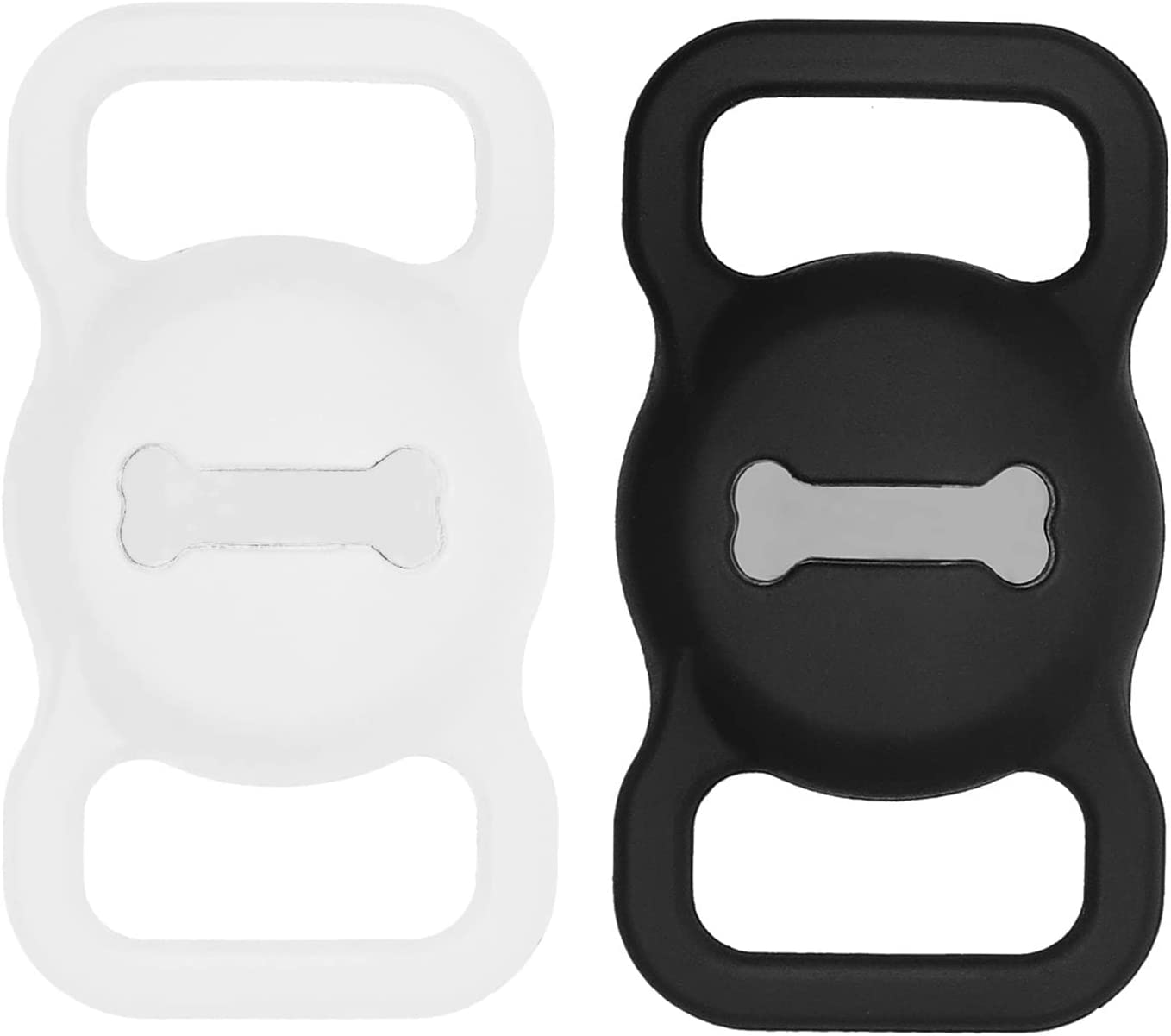 Foto 4 pulgar | Funda De Silicona Airtag Para Collares De Perro Para Mascotas, Paquete De 2 Unidades Huoguo - Venta Internacional.