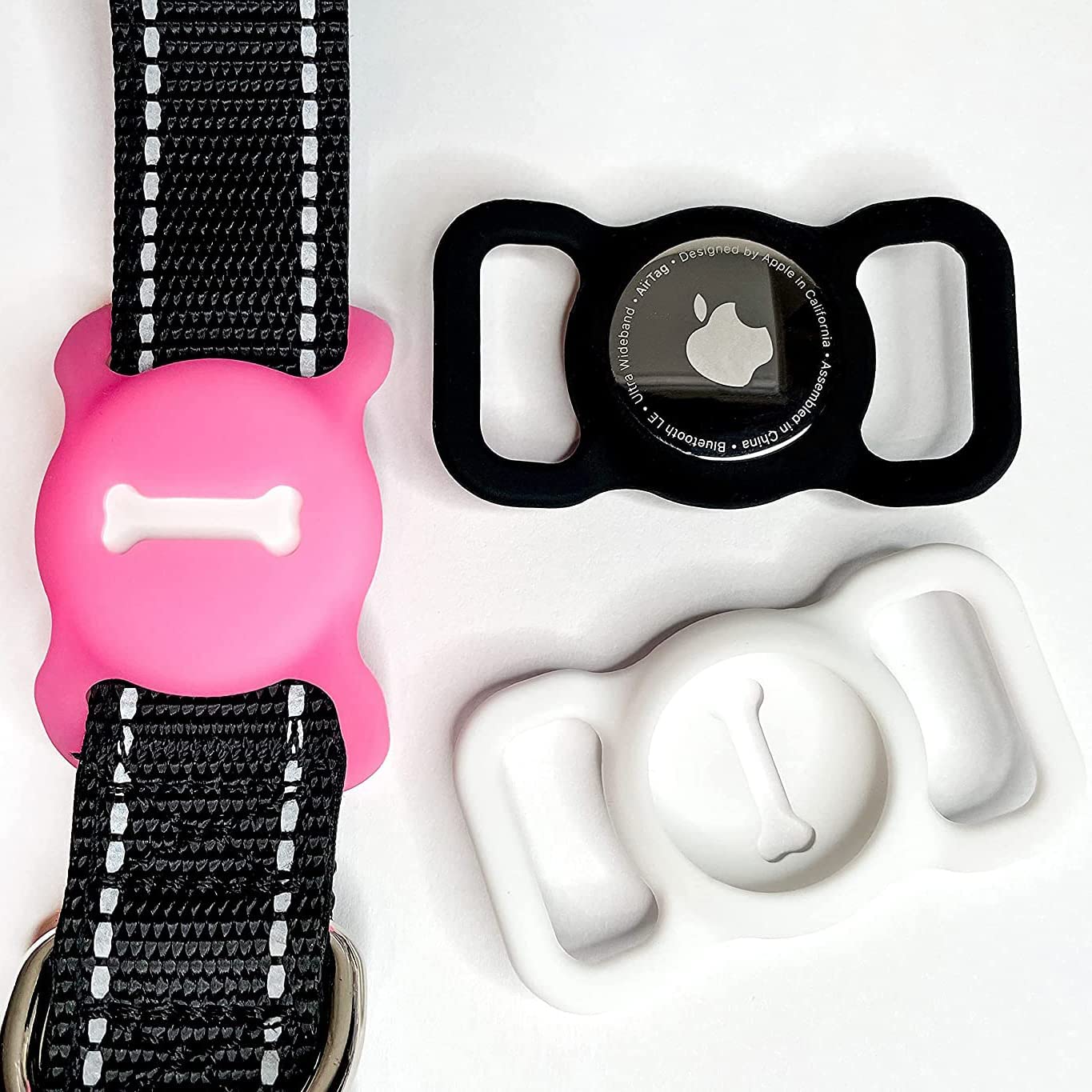 Foto 3 | Funda De Silicona Airtag Para Collares De Perro Para Mascotas, Paquete De 2 Unidades Huoguo - Venta Internacional.