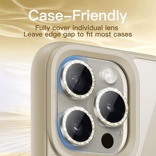 Foto 6 | Protector De Lente De Cámara Jetech Para Iphone 15 Pro 6.1/6.7 Pulgadas, Paquete De 3 - Venta Internacional.