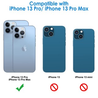 Foto 2 | Protector De Lente De Cámara Jetech Para Iphone 13 Pro Max/pro 6.1-6.7 - Venta Internacional.