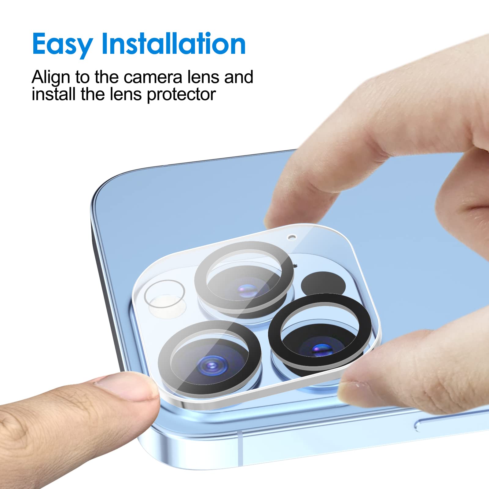 Foto 5 pulgar | Protector De Lente De Cámara Jetech Para Iphone 13 Pro Max/pro 6.1-6.7 - Venta Internacional.