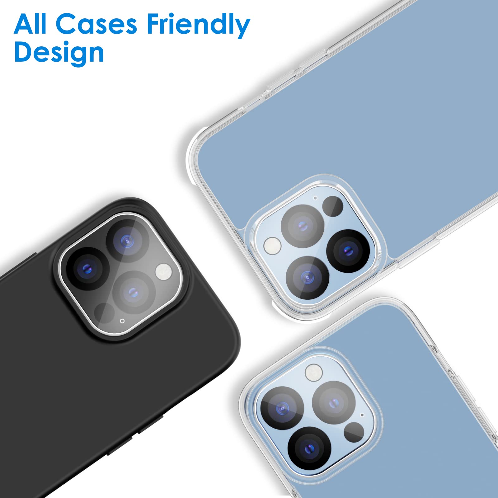 Foto 6 pulgar | Protector De Lente De Cámara Jetech Para Iphone 13 Pro Max/pro 6.1-6.7 - Venta Internacional.