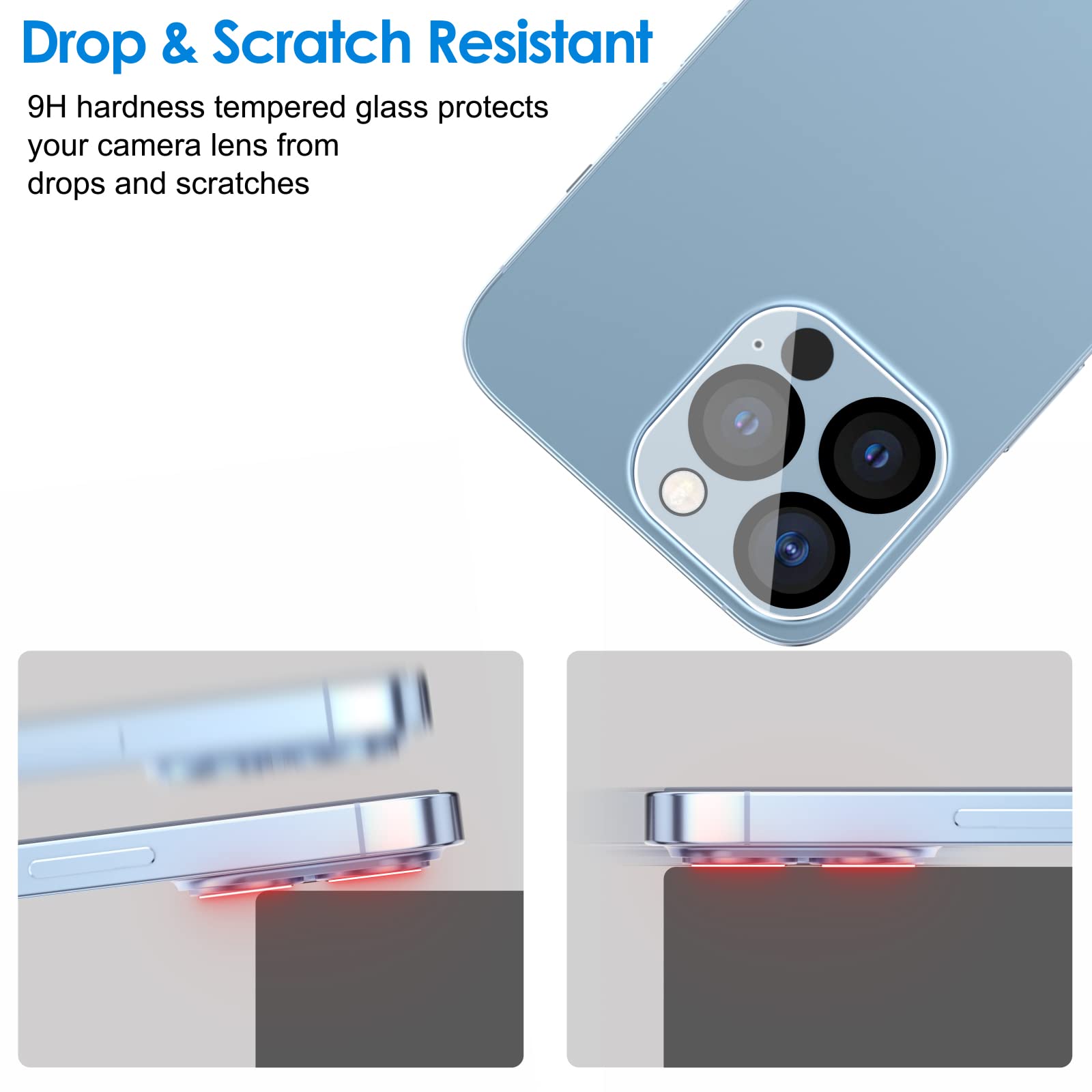 Foto 8 pulgar | Protector De Lente De Cámara Jetech Para Iphone 13 Pro Max/pro 6.1-6.7 - Venta Internacional.