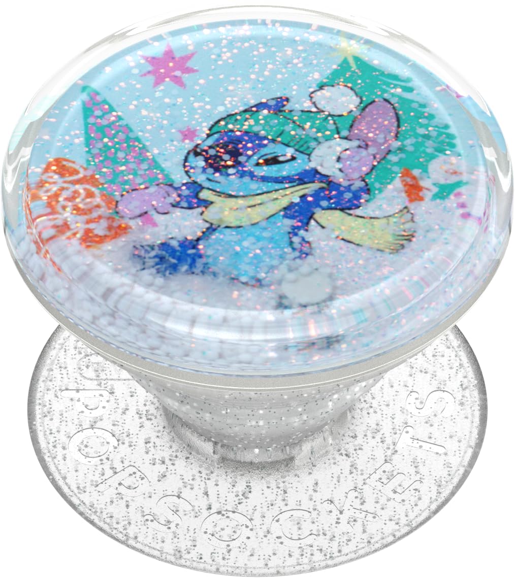 Foto 2 pulgar | Phone Grip Popsockets Lilo & Stitch Tidepool Stitch Snowglobe - Venta Internacional.