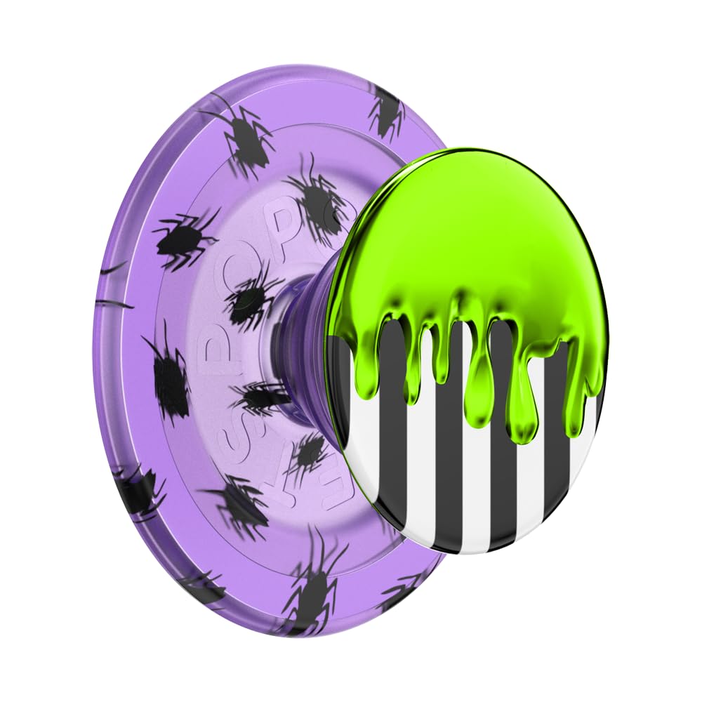 Foto 5 pulgar | Soporte Para Teléfono Popsockets, Redondo, Compatible Con Magsafe, Beetlejuice - Venta Internacional.