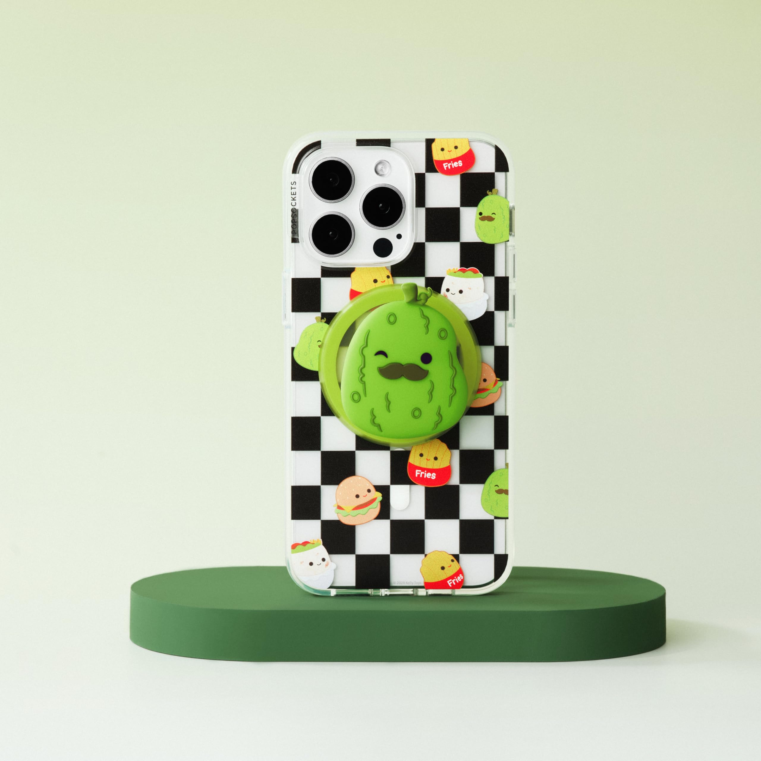 Foto 6 | Agarre Para Teléfono Popsockets, Redondos, Con Salida Desplegable, Squishmallows Charles - Venta Internacional.