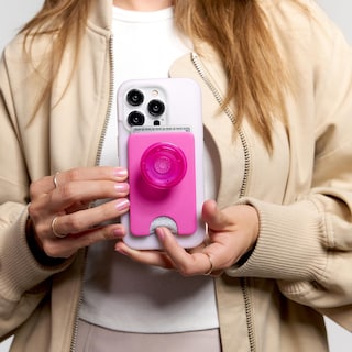 Foto 3 | Cartera Para Teléfono Popsockets Magenta Con Agarre Expandible Y Adaptador - Venta Internacional.