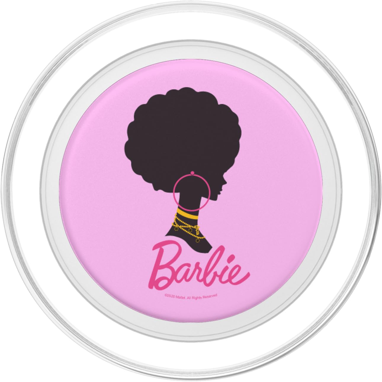 Foto 3 pulgar | Popsockets Magsafe Popgrip Para Iphone Barbie Afro Silhouette - Venta Internacional.