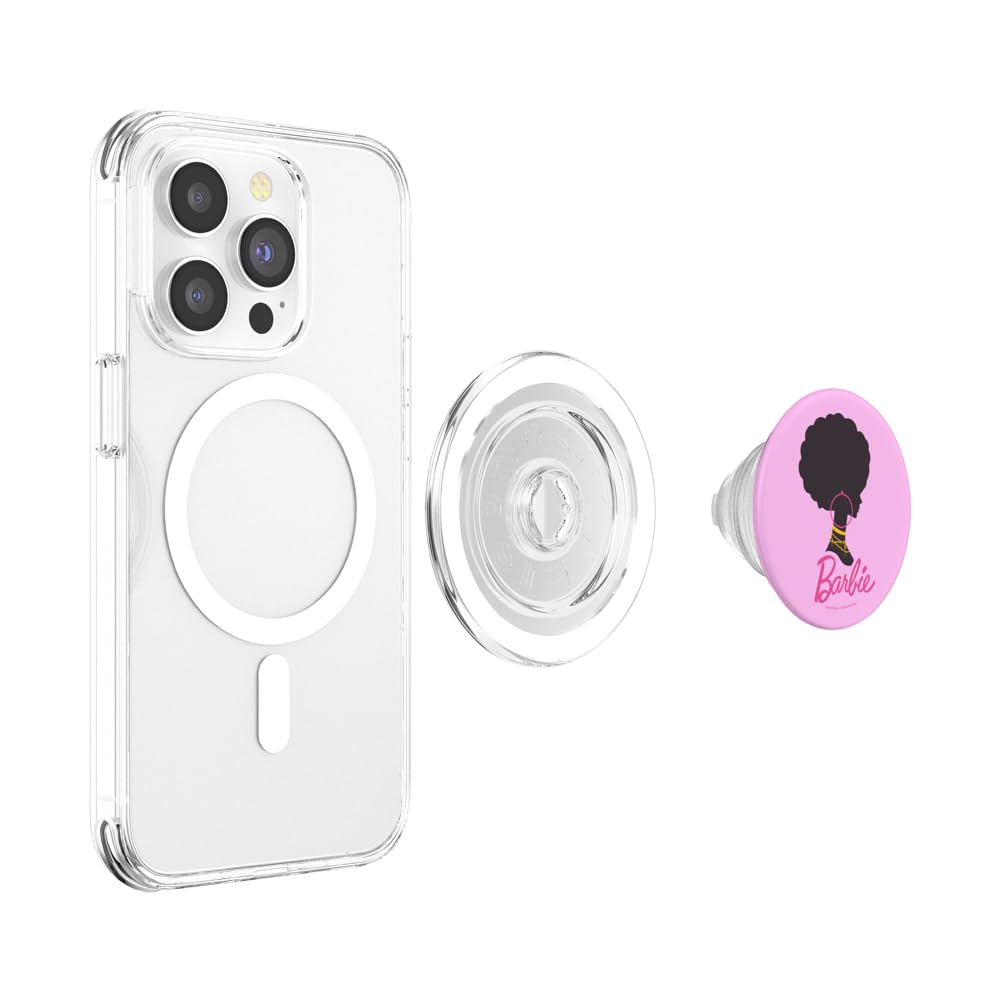 Foto 5 pulgar | Popsockets Magsafe Popgrip Para Iphone Barbie Afro Silhouette - Venta Internacional.