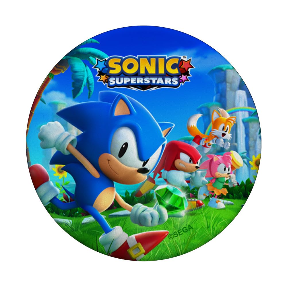 Foto 4 pulgar | Adhesivo Popsockets Popgrip Sonic The Hedgehog Superstars - Venta Internacional.