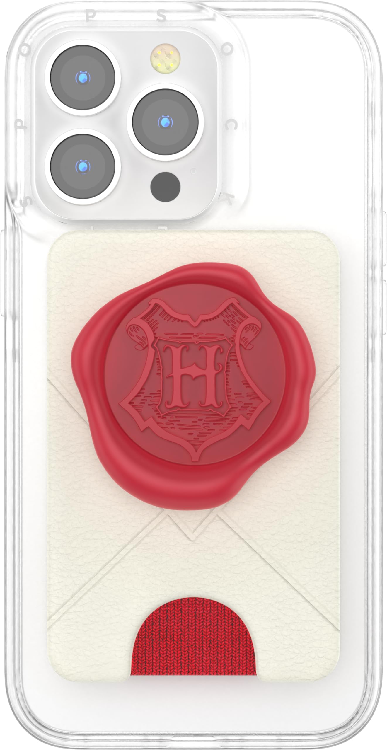 Foto 5 pulgar | Cartera Para Teléfono Popsockets Con Letra De Hogwarts Con Empuñadura Expandible - Venta Internacional.