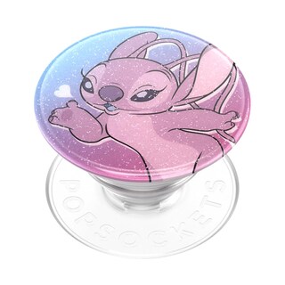 Foto 1 | Phone Grip Popsockets Disney Stitch Con Purpurina Y Besos De Ángel - Venta Internacional.