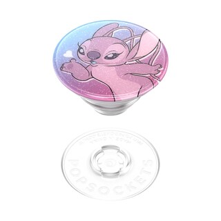 Foto 6 | Phone Grip Popsockets Disney Stitch Con Purpurina Y Besos De Ángel - Venta Internacional.