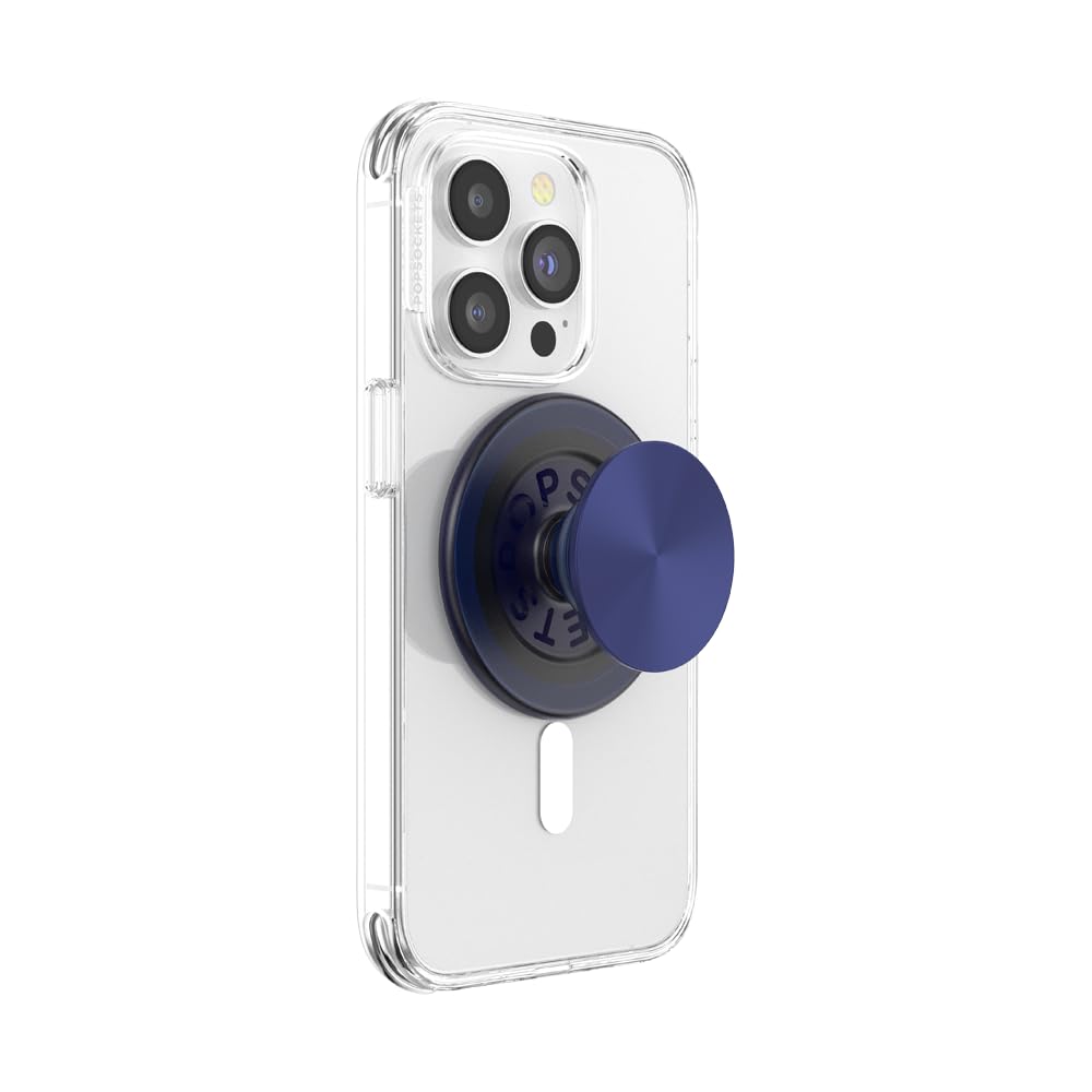 Foto 2 pulgar | Empuñadura Para Teléfono Con Soporte Expandible Popsockets, Azul Marino Francés - Venta Internacional.