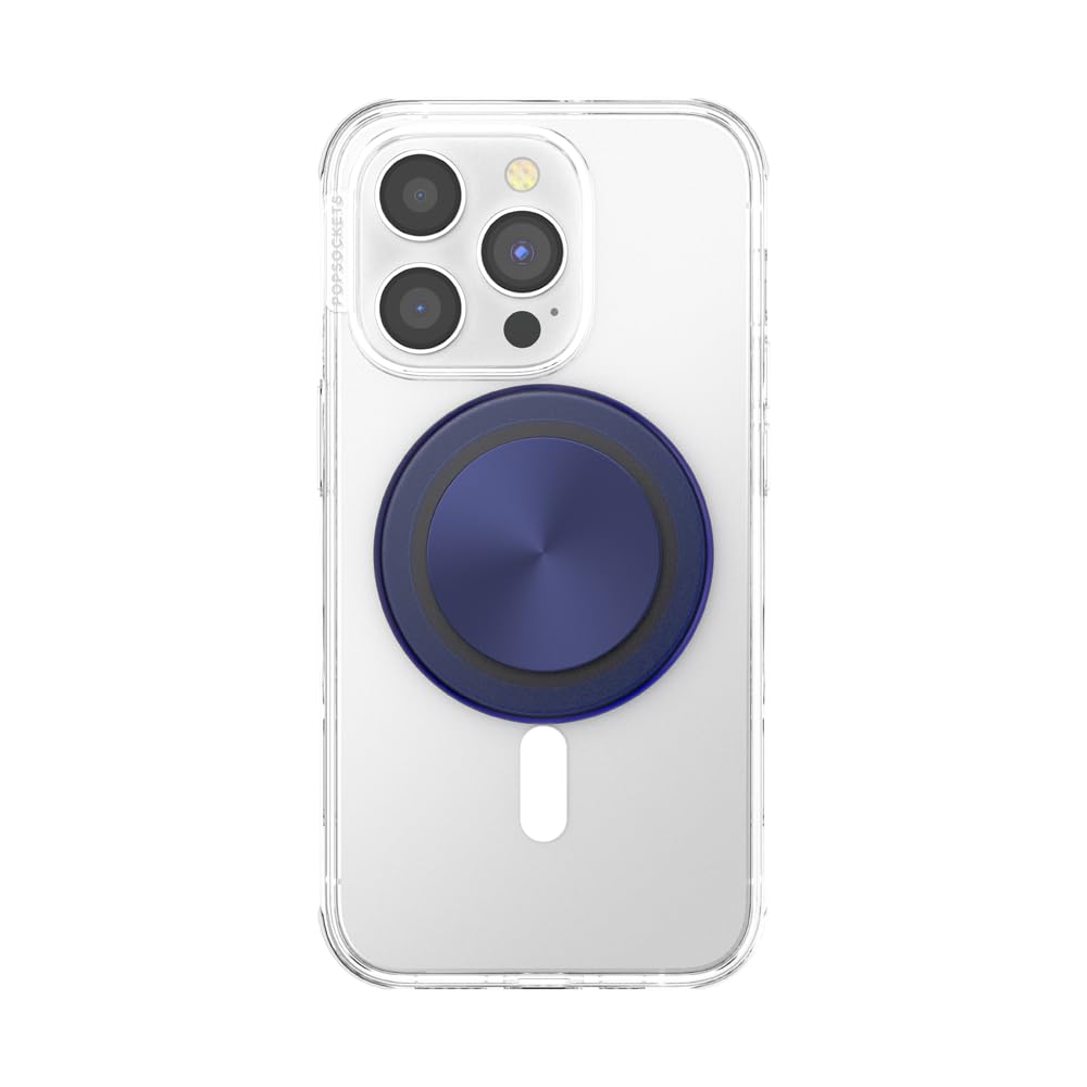 Foto 4 pulgar | Empuñadura Para Teléfono Con Soporte Expandible Popsockets, Azul Marino Francés - Venta Internacional.