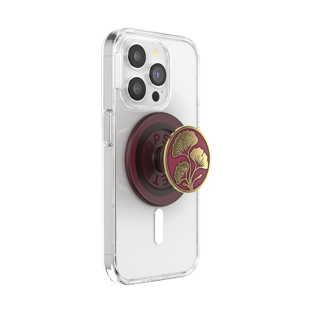 Foto 2 pulgar | Phone Grip Popsockets Compatibles Con Magsafe Ginkgo Oxblood - Venta Internacional.
