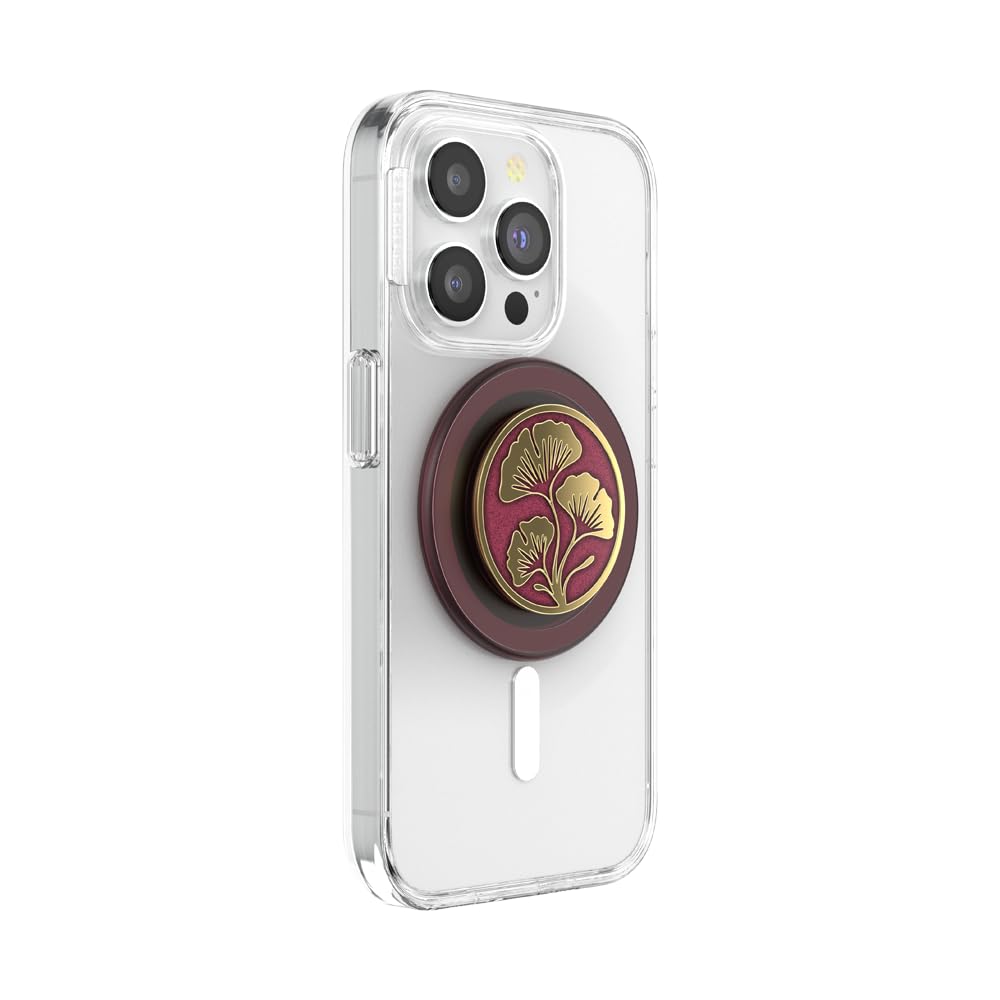 Foto 3 pulgar | Phone Grip Popsockets Compatibles Con Magsafe Ginkgo Oxblood - Venta Internacional.