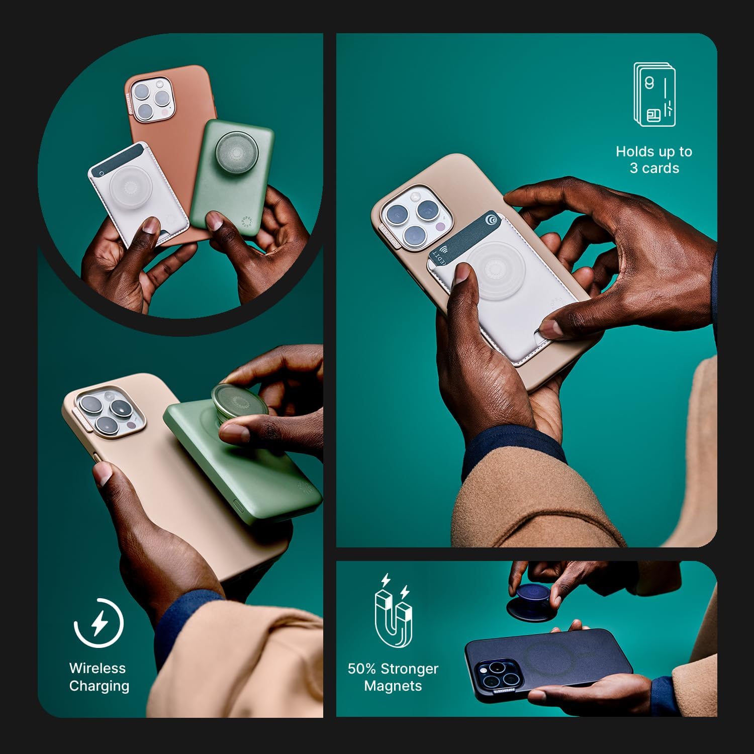 Foto 7 | Phone Grip Popsockets Compatibles Con Magsafe Absinthe - Venta Internacional.