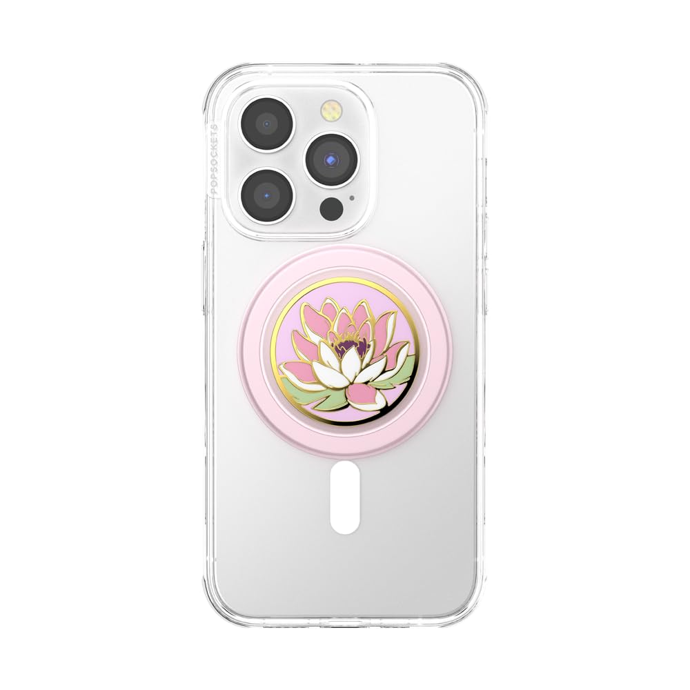 Foto 3 pulgar | Phone Grip Popsockets Compatibles Con Magsafe Water Lily - Venta Internacional.