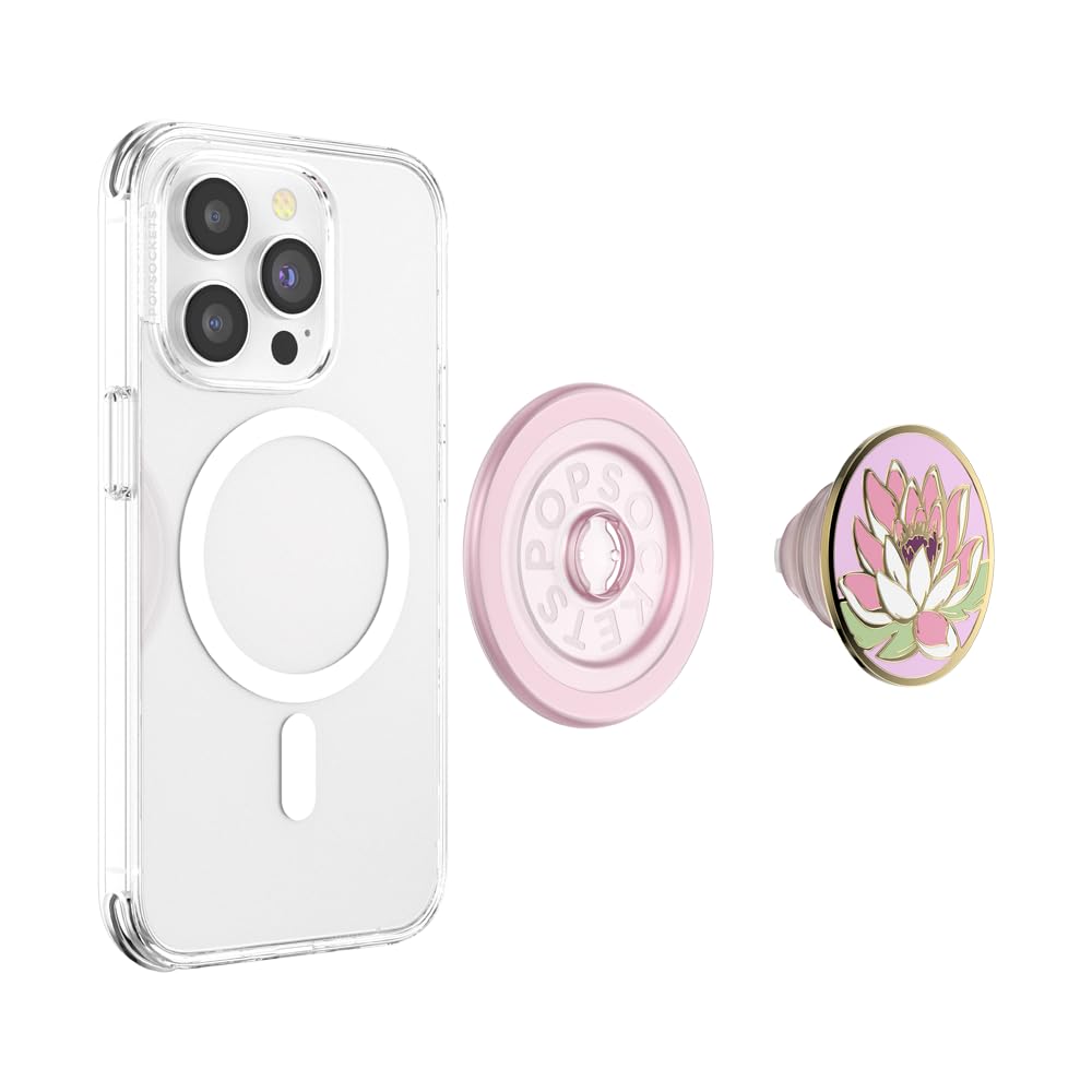 Foto 6 pulgar | Phone Grip Popsockets Compatibles Con Magsafe Water Lily - Venta Internacional.