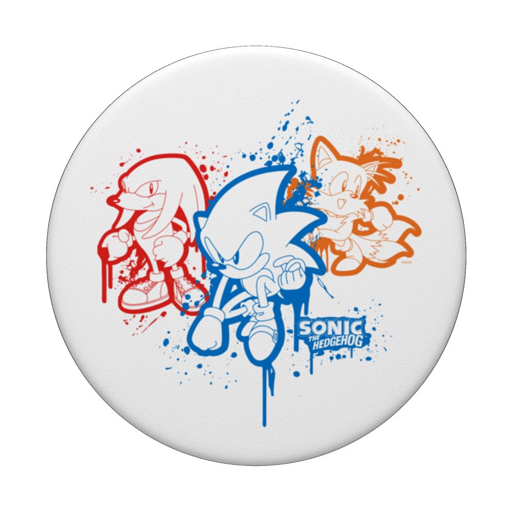 Foto 3 | Pintura En Aerosol Popsockets Sonic The Hedgehog Standard Popgrip - Venta Internacional.