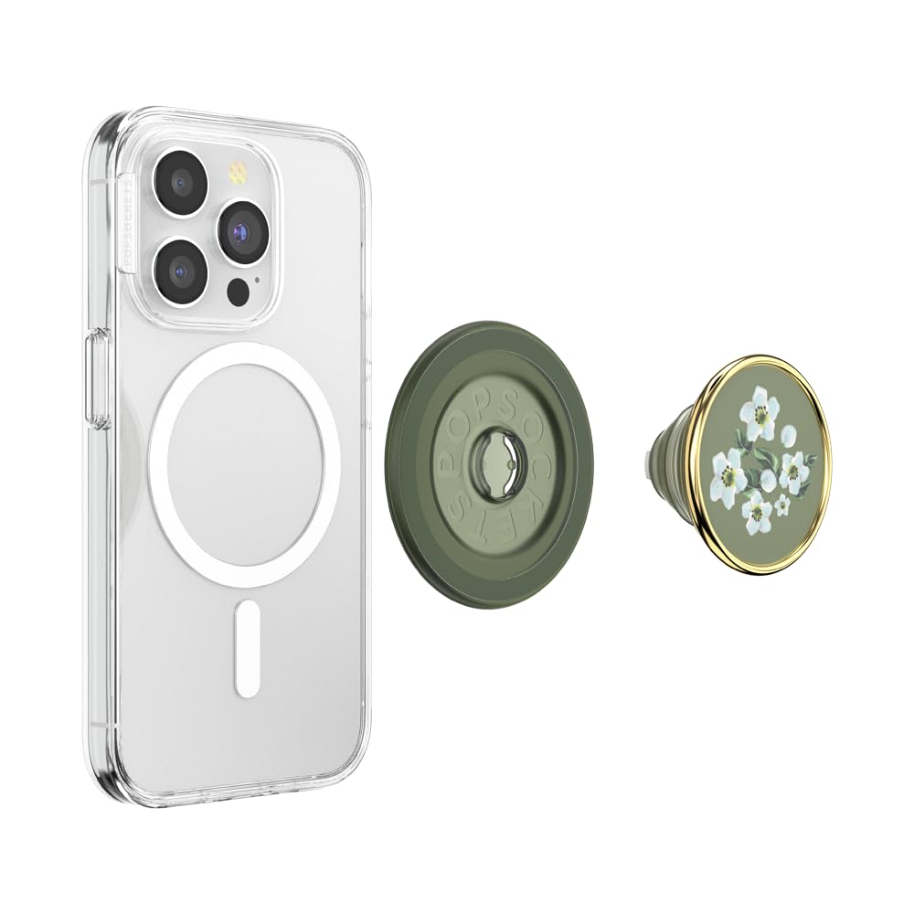 Foto 4 pulgar | Phone Grip Popsockets Compatibles Con Magsafe Floral Relief - Venta Internacional.