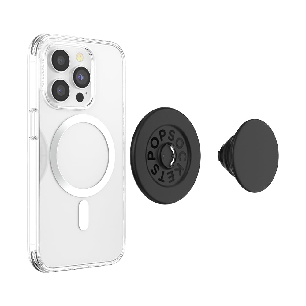 Foto 3 | Soporte Para Teléfono Popsockets, Redondo, A Base De Plantas, Magsafe, Negro - Venta Internacional.