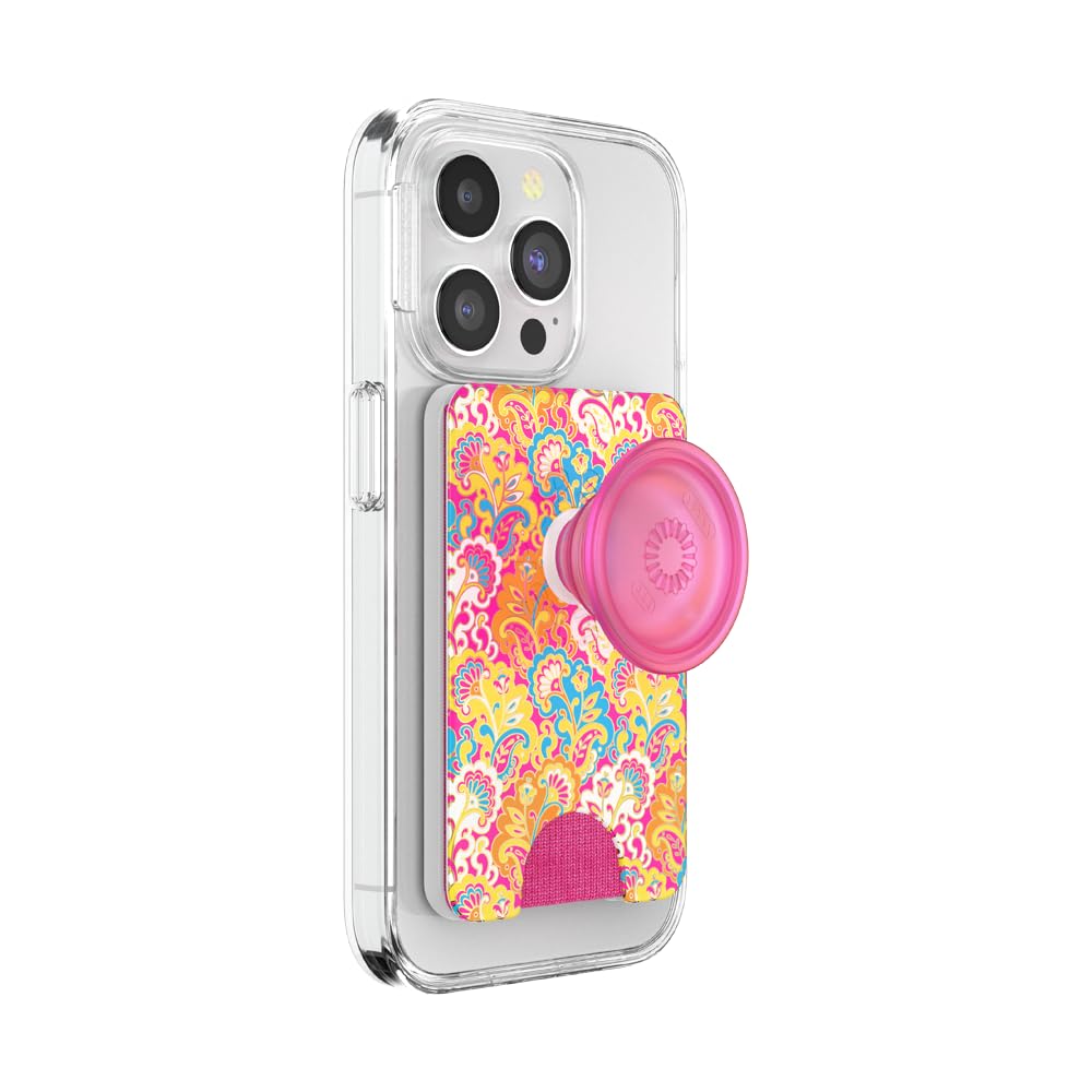 Foto 2 pulgar | Cartera Para Teléfono Popsockets Paisley Gaudy Con Agarre Expandible Magsafe - Venta Internacional.