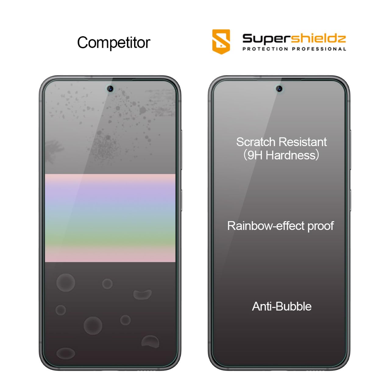 Foto 2 | Protector De Pantalla De Cristal Templado Supershieldz Para Samsung S23 Fe - Venta Internacional.