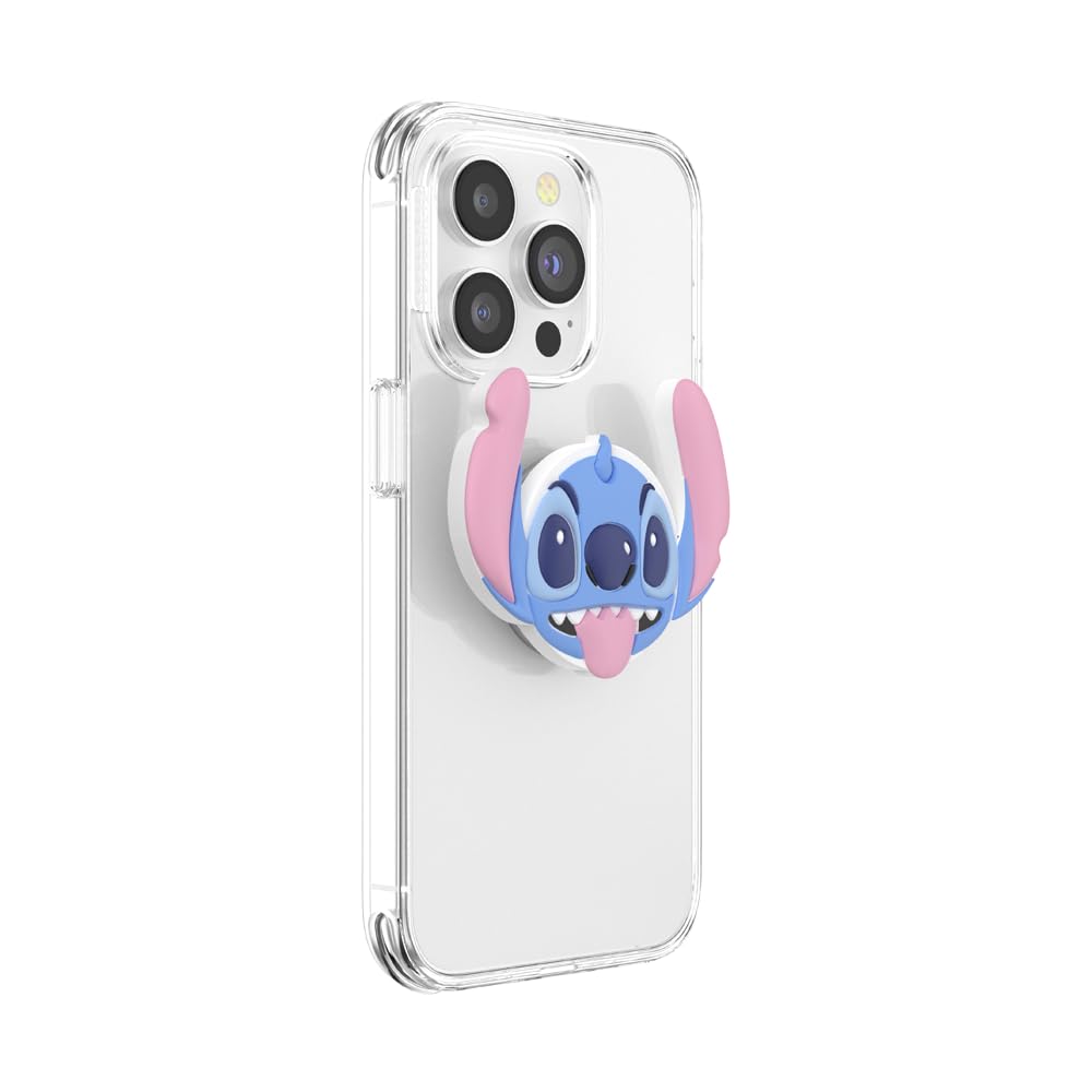Foto 4 pulgar | Empuñadura Para Teléfono Con Soporte Expandible Popsockets Disney Stitch - Venta Internacional.