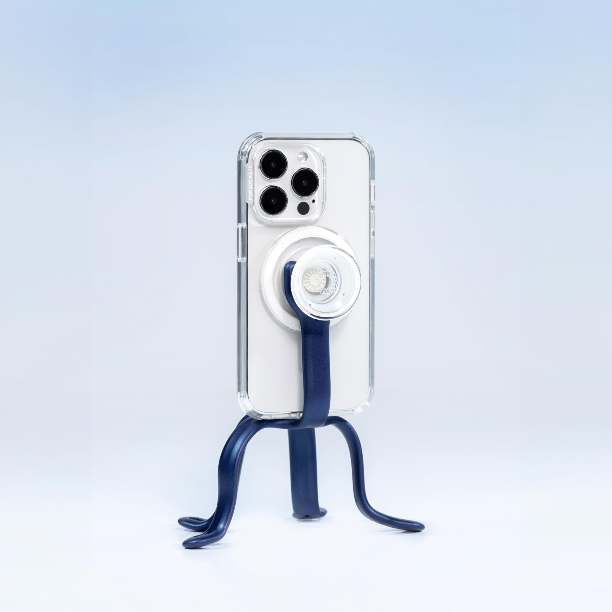 Foto 3 pulgar | Soporte Y Soporte Para Teléfono Popsockets Flexibles, Azul Marino Francés - Venta Internacional.