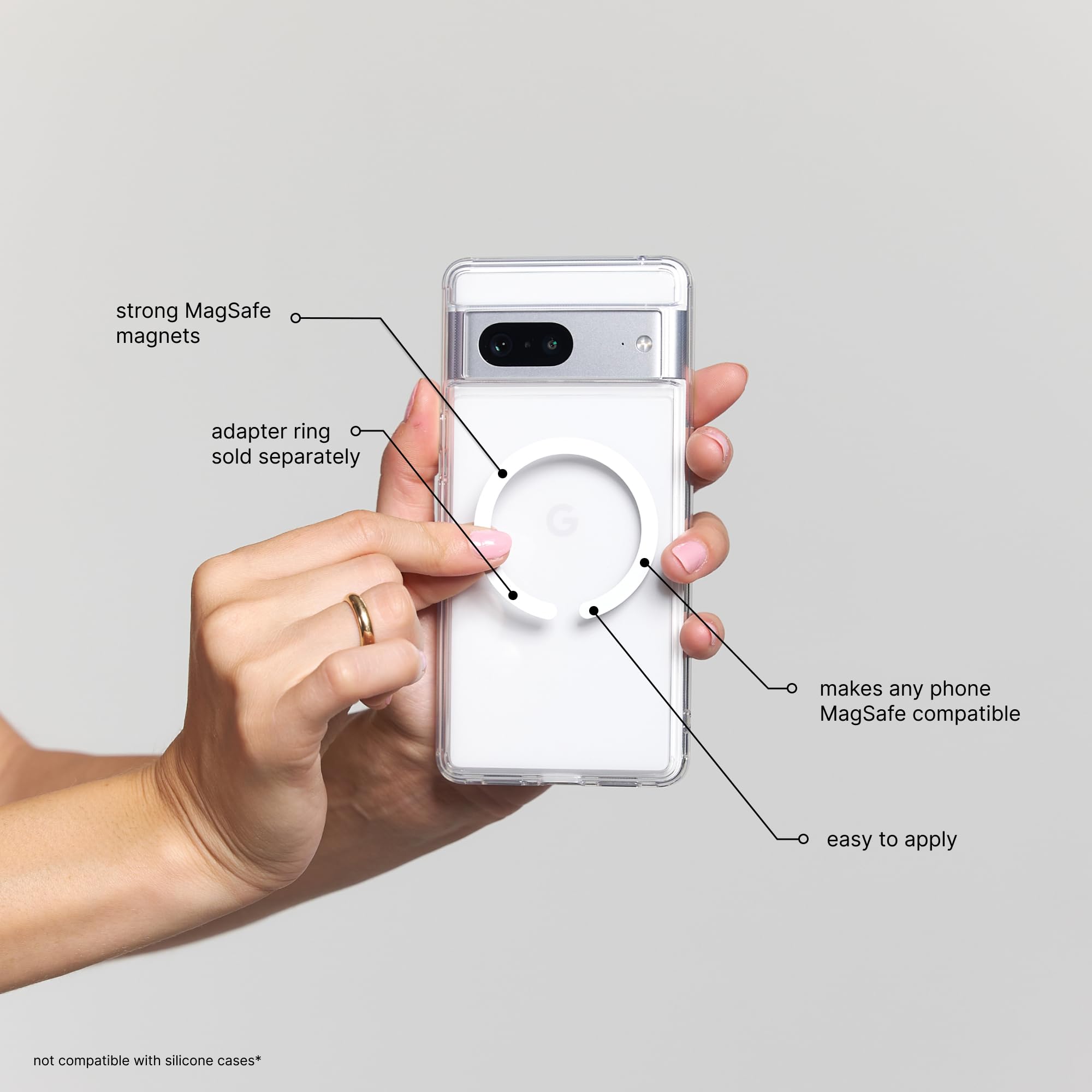 Foto 7 pulgar | Cartera De Teléfono Popsockets Con Agarre Expandible Para Magsafe  - Venta Internacional.