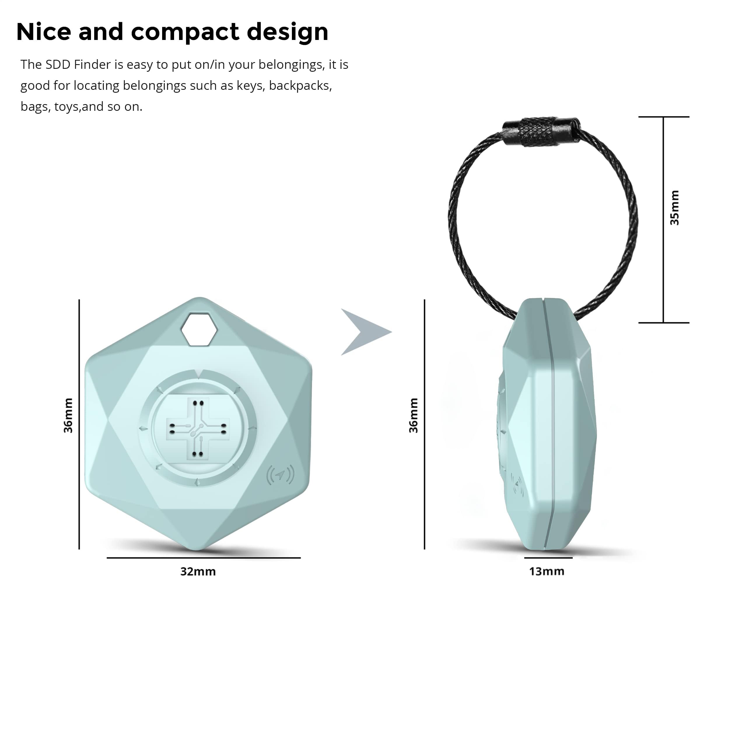 Foto 2 | Key Finder Locator Swissdigital Design Funciona Con Apple Find My - Venta Internacional.