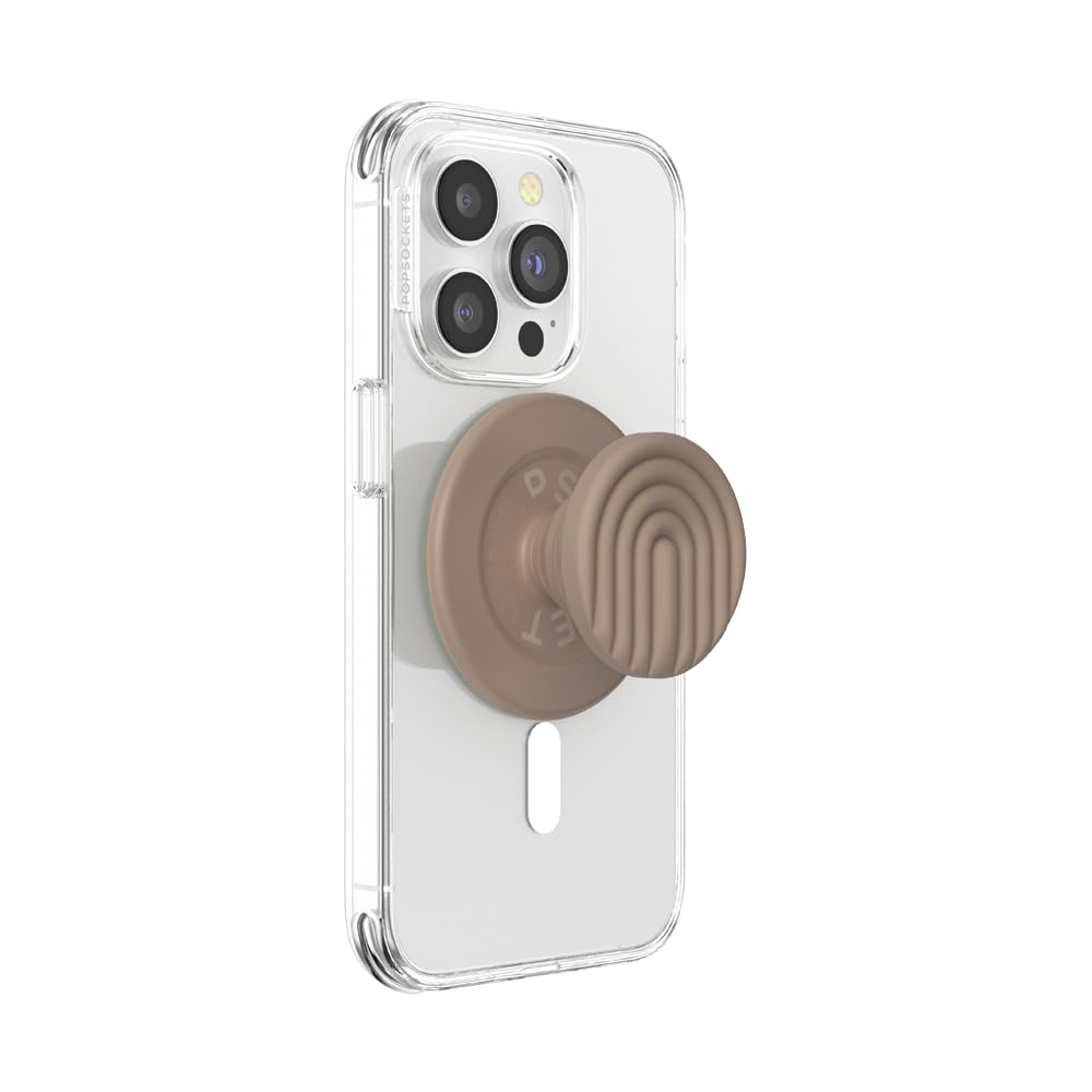 Soporte Para Teléfono Popsockets Redondo Compatible Con Magsafe - Latte - Venta Internacional. $899