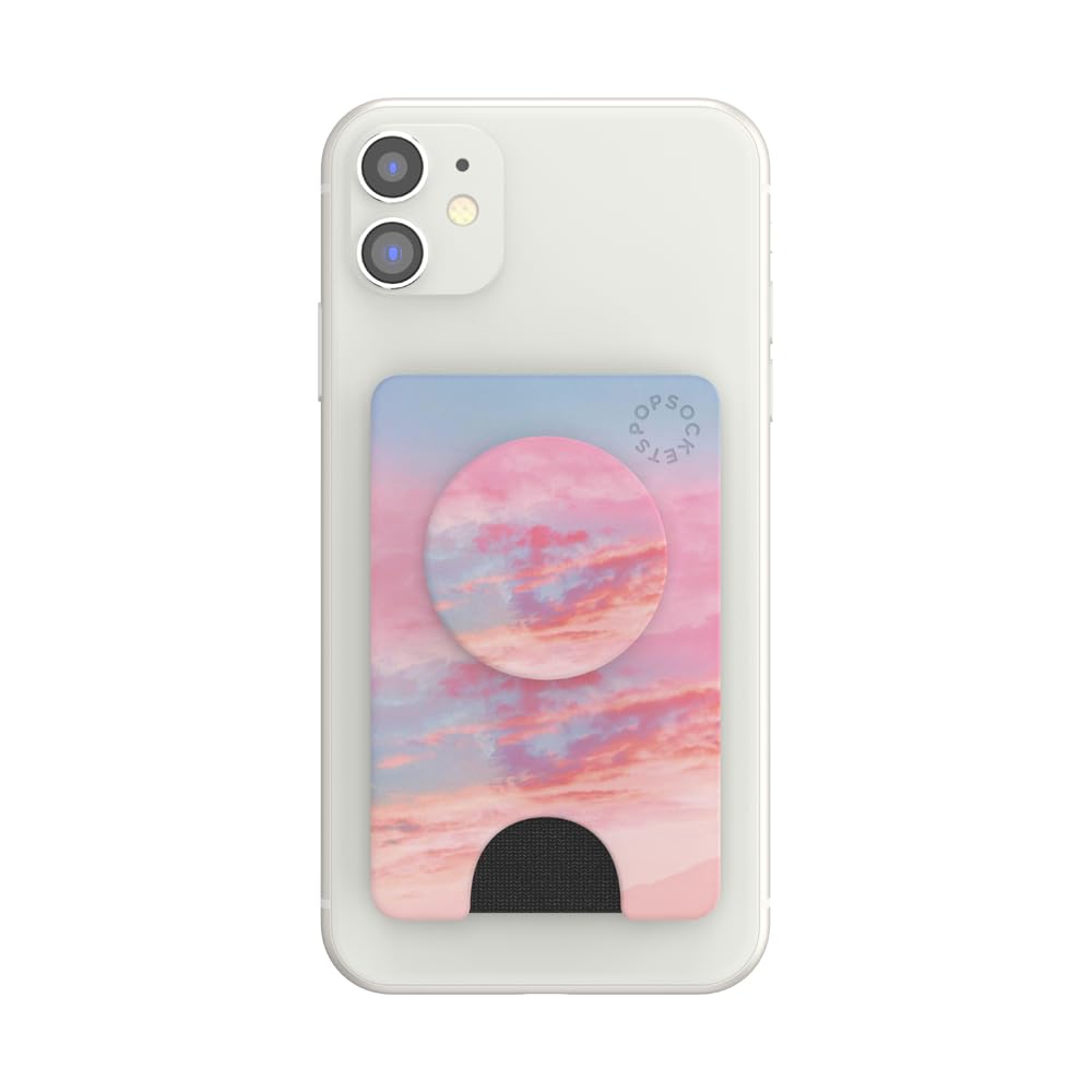 Foto 4 pulgar | Cartera Para Teléfono Popsockets Pink Clouds Con Agarre Expandible - Venta Internacional.