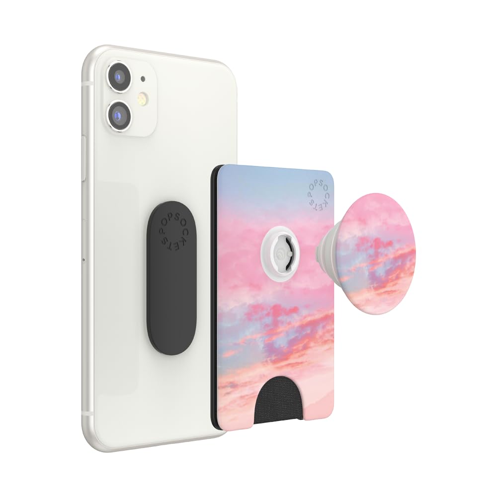 Foto 7 pulgar | Cartera Para Teléfono Popsockets Pink Clouds Con Agarre Expandible - Venta Internacional.