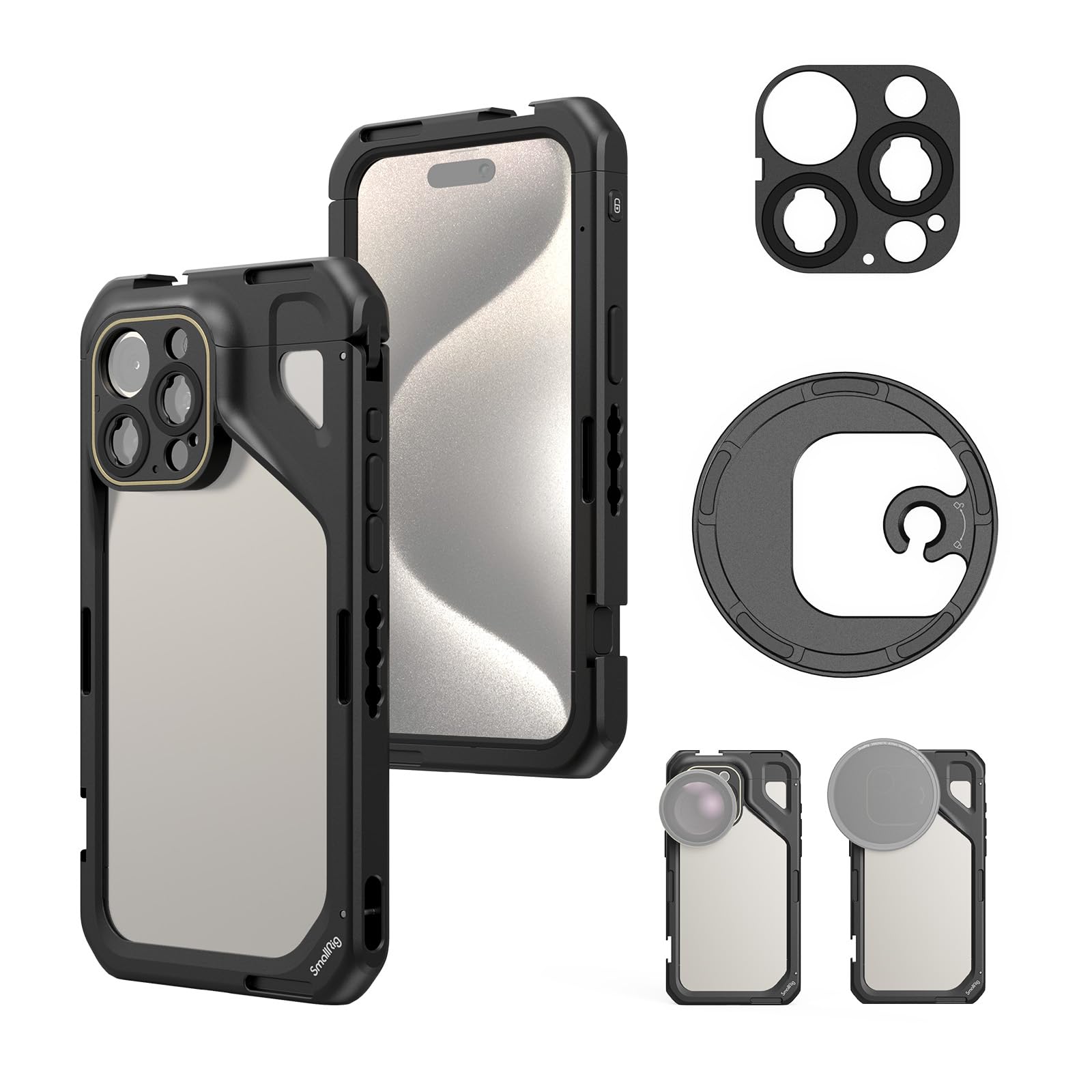 Foto 2 pulgar | Funda De Teléfono Smallrig Para Iphone 15 Pro Max Con Adaptador De Filtro De 67 Mm - Venta Internacional.