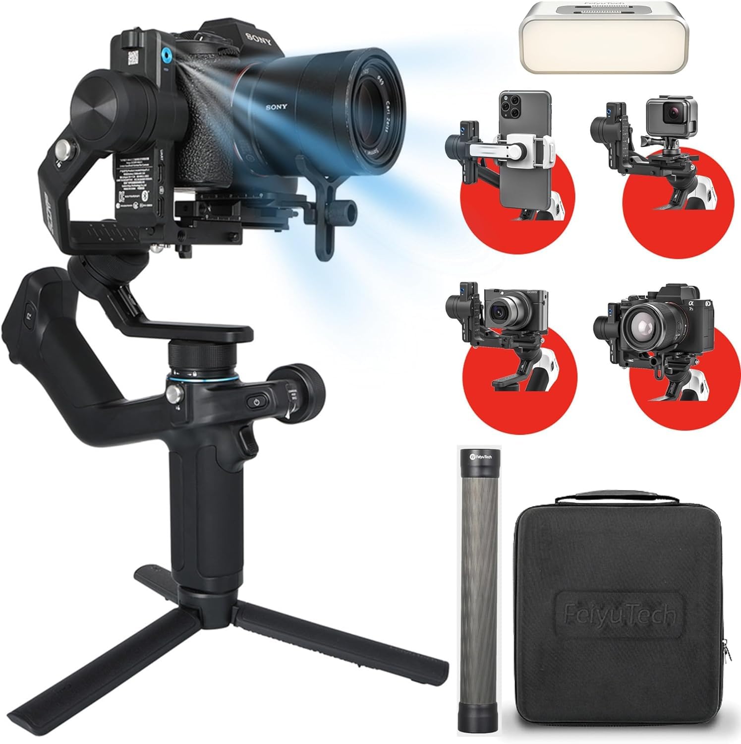 Estabilizador De Cámara Feiyutech Scorp Mini 2 Kit Con Rastreador Ai - Venta Internacional. $7,779